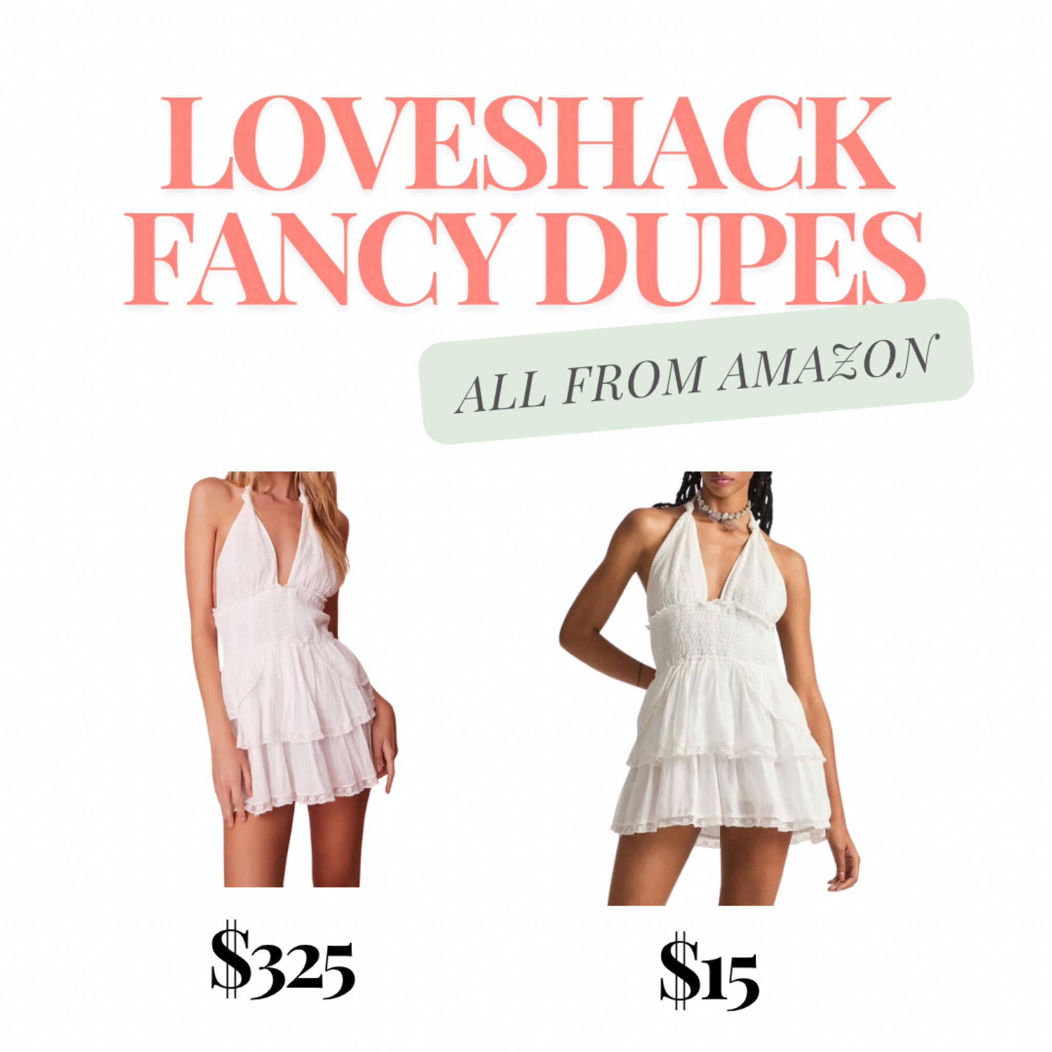 LOVESHACKFANCY LOOKALIKES 😇🌸👗 

#LTKStyleTip #LTKFindsUnder50 #LTKSeasonal