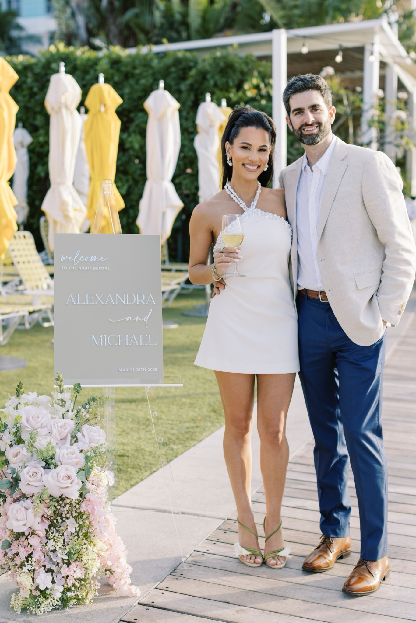 The night before 🤍 

Rehearsal dinner dress little white dress retrofete dress wedding cult gaia heels

#LTKWedding