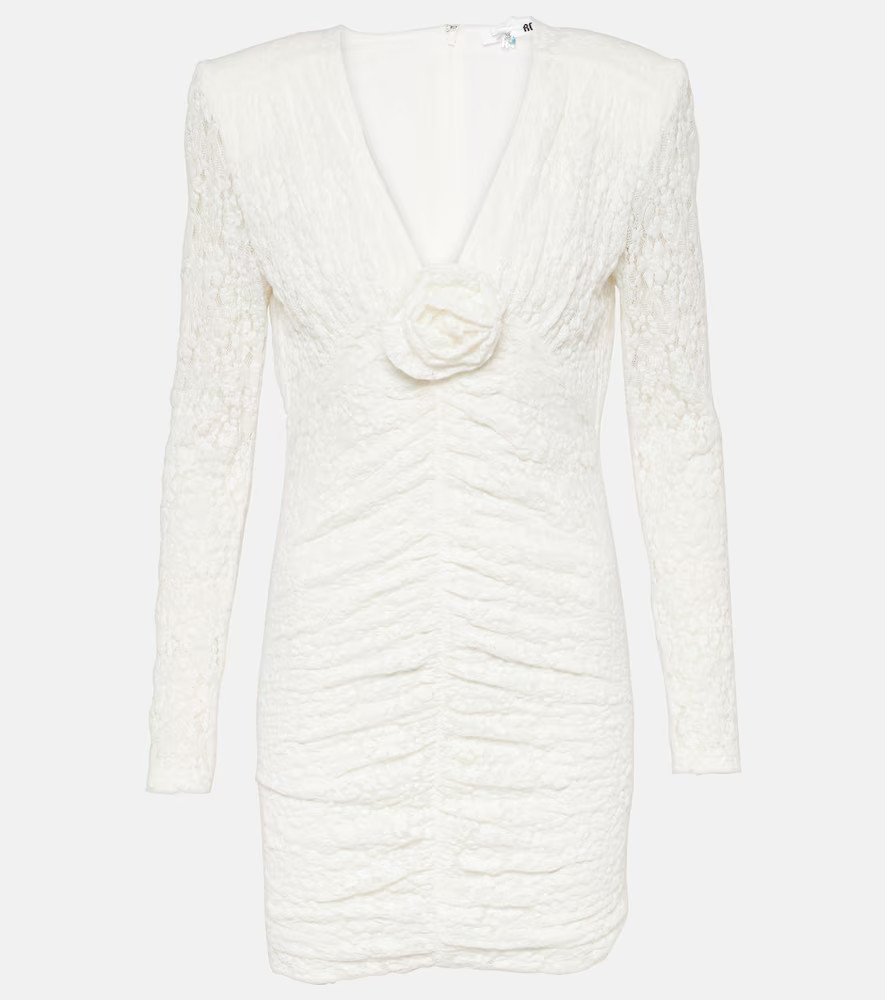 Rotate Bridal floral-appliquÃ© lace minidress | Mytheresa (INTL)