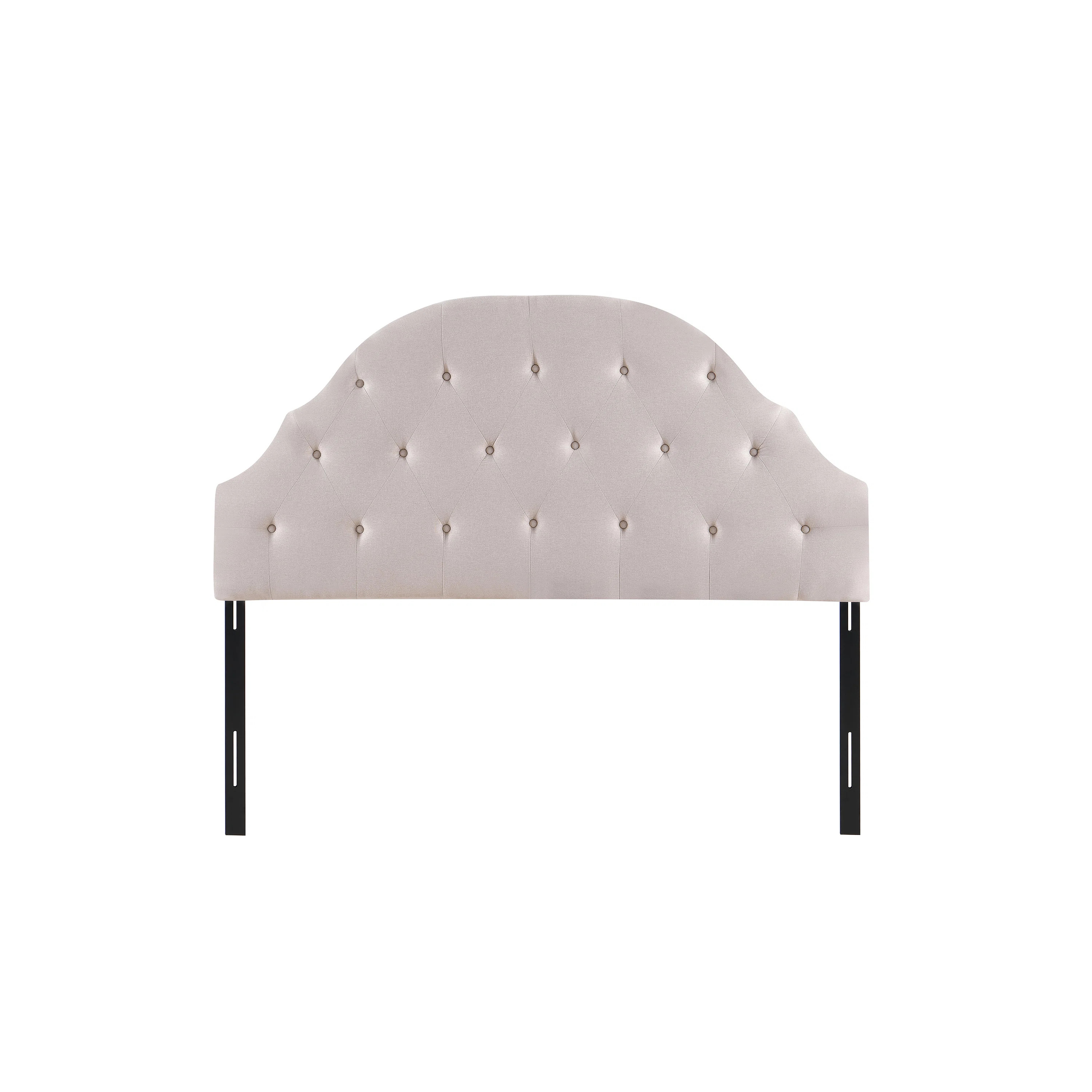 Alcott Hill® Beige Classic Arched Tufted Headboard | Wayfair | Wayfair North America