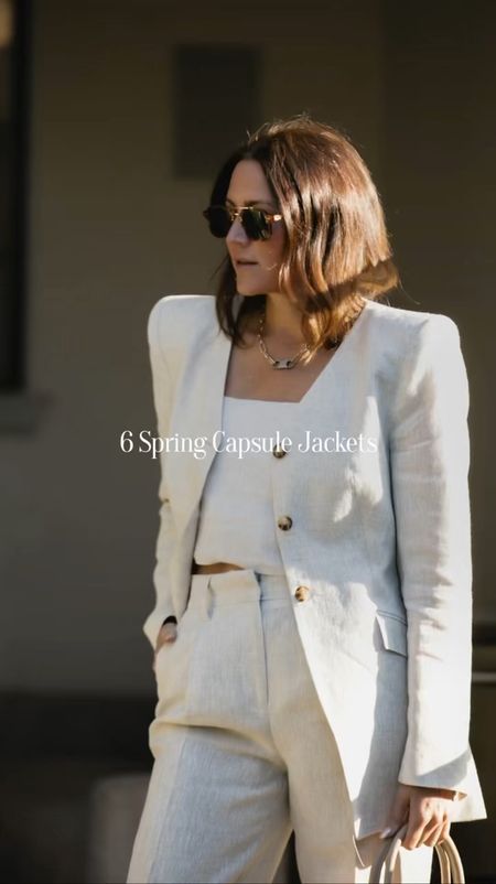 6 jackets you need for spring

Blazer use code GRAY15 for 15% off mason the label 
Linen blazer 
Trench coat
Mango

#LTKstyletip #LTKover40 #LTKVideo