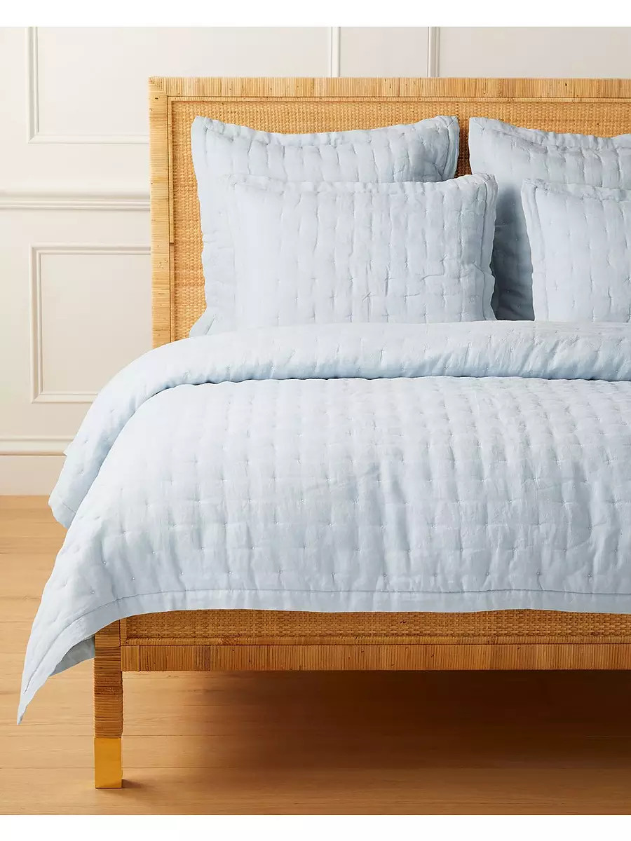 Sutter Linen Quilt | Serena and Lily