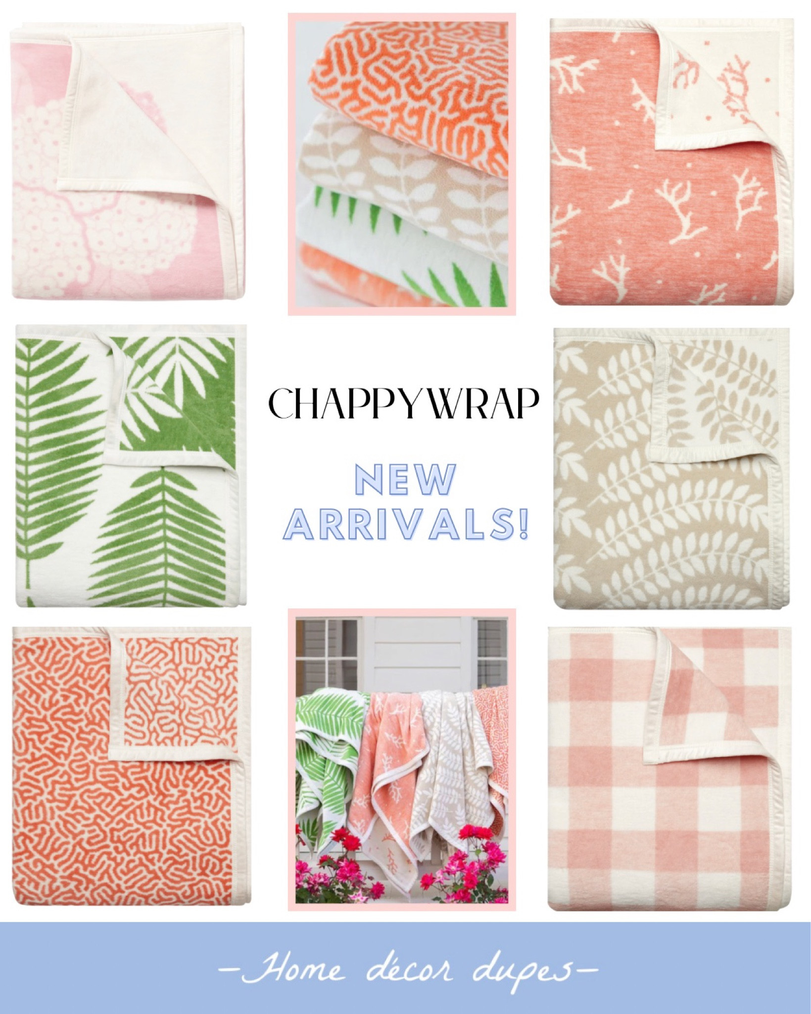 Fellow ChappyWrap lovers!! They just dropped some new arrivals and they have a RESORT vibe that I definitely am craving in January right now!! 😍🌴

So many great new patterns!! Love these new coral and palm prints!! And some classics, like the favorite hydrangea blanket, is now available in this pretty pink!! Just in time for valentines day 🤍

Plus, they have a new giveaway where they’re giving away over $1,000 in prizes from their favorite beach ready brands!! 🙌🏻😎 click the Warm Weather Giveaway image to enter!!

If you’re new to ChappyWrap, they are the coziest and softest blankets. Literally everyone in our house loves them (including Penny! 🐶) They wash very well and make excellent gifts too! We currently have 6 different ones and use them year round. 

#LTKhome #LTKtravel #LTKfamily