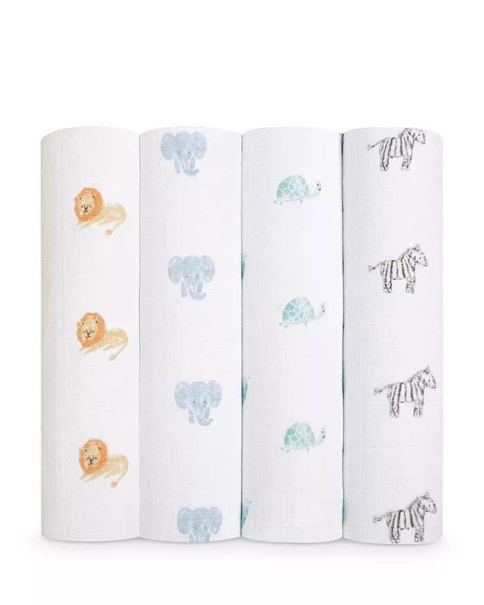 4 Pk. Printed Classic Swaddles | Bloomingdale's (US)