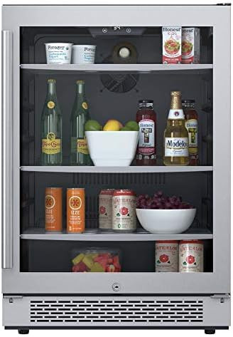 Avallon ABR241SGRH 140 Can 24" Built-In Beverage Cooler - Right Hinge | Amazon (US)