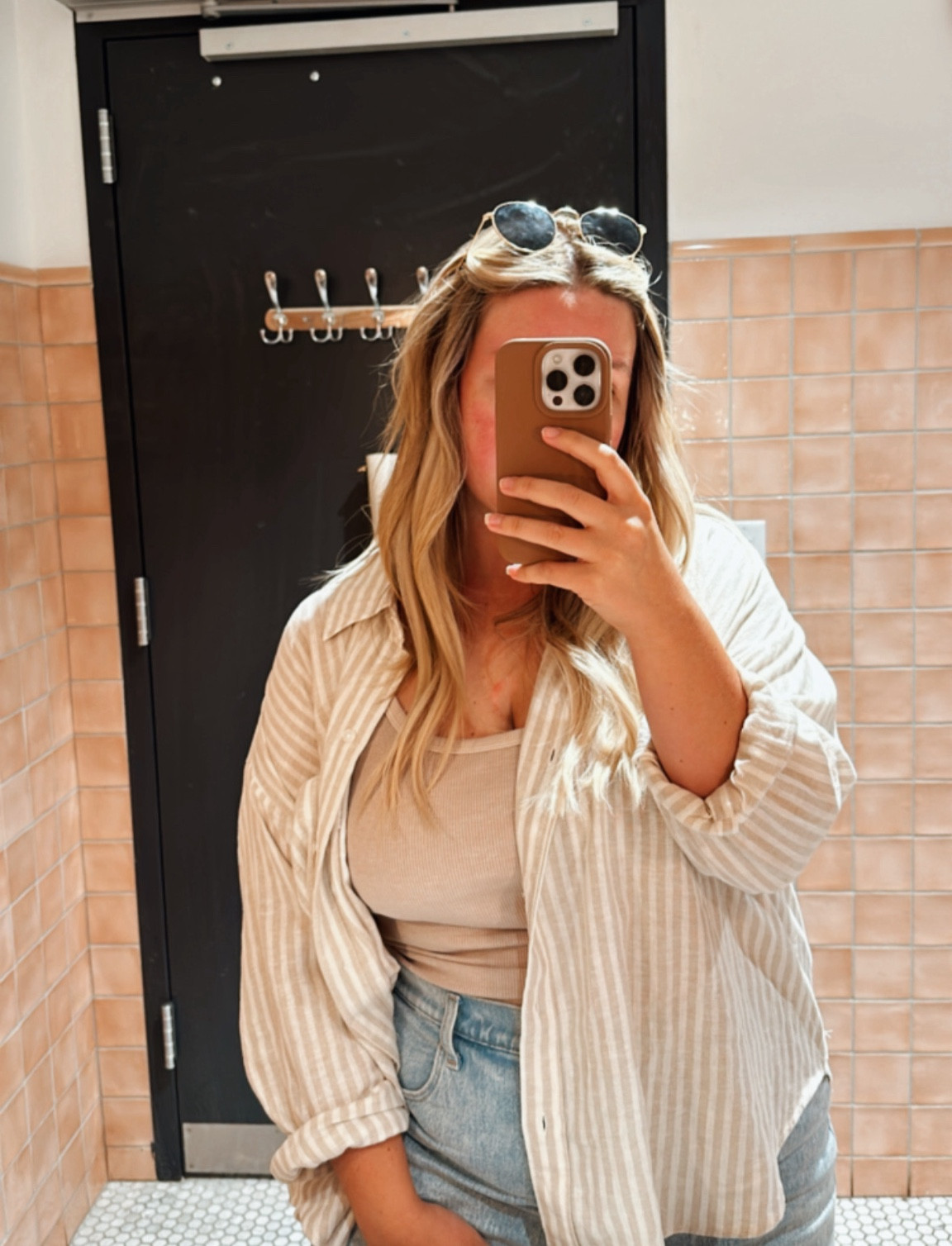 Out and about outfit. A little casual look for a solo date. 

#momshorts 

#LTKMidsize #LTKSeasonal #LTKTravel