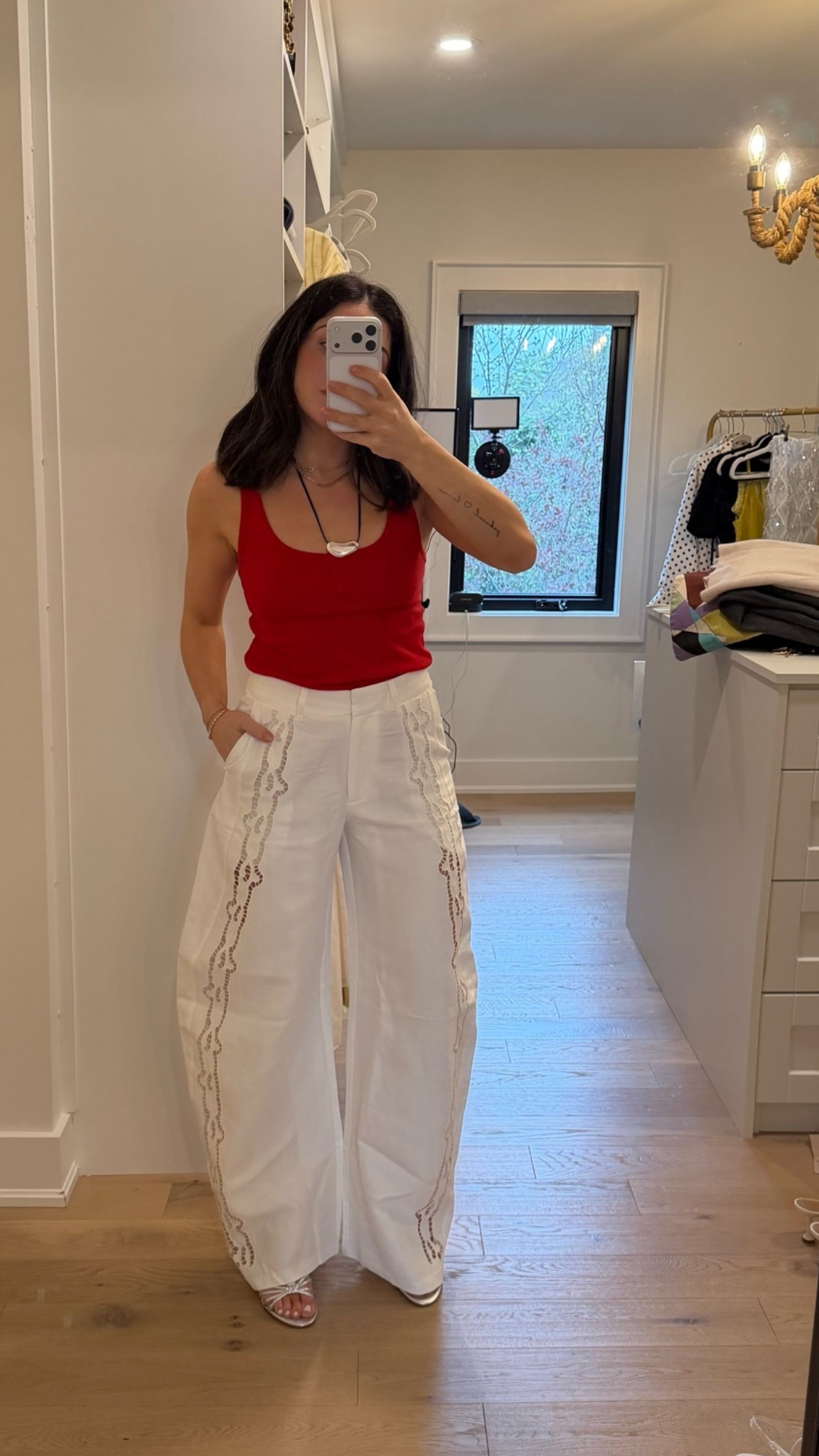 Tank - small petite 
Jeans - size 2