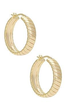 Lili Claspe Raissa Small Hoops in Gold from Revolve.com | Revolve Clothing (Global)