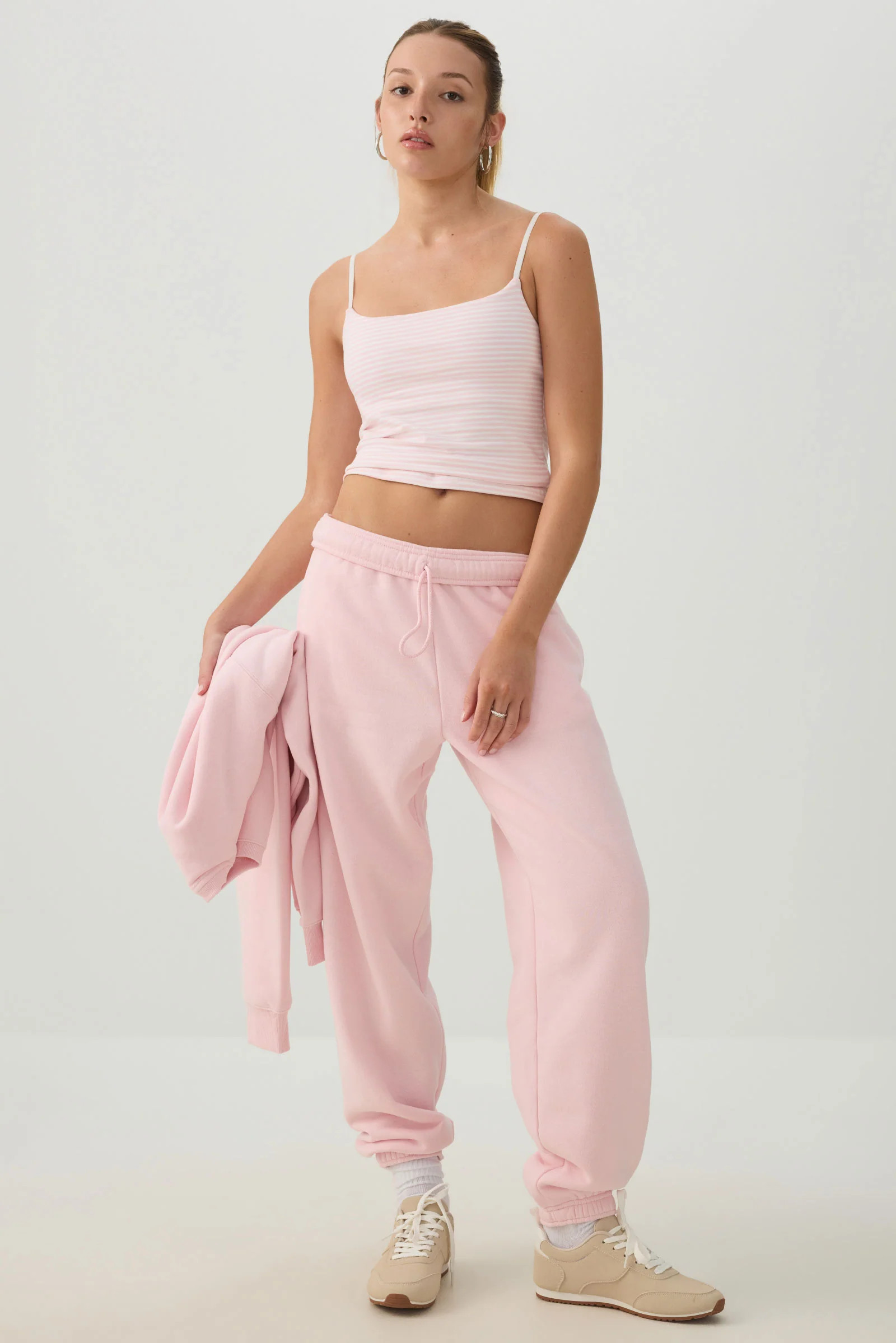 MADESOFT\u2122 Fleece Baggy Sweatpants | Ardene | Ardene US