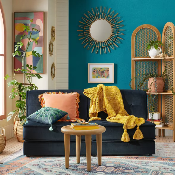 Beaded Radial Pattern Square Throw Pillow - Opalhouse™ designed with Jungalow™ | Target