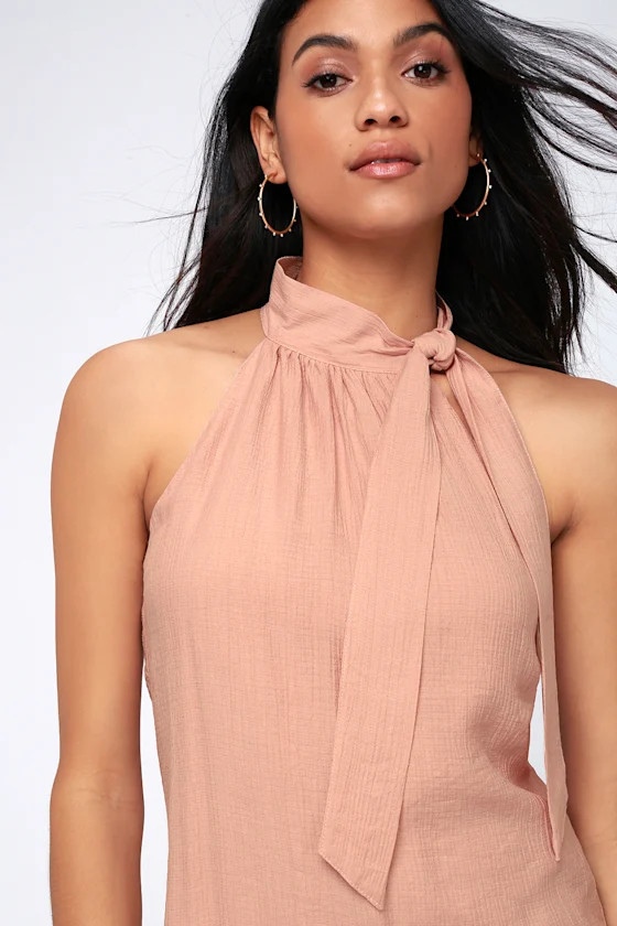 Cath Blush Pink Sleeveless Top | Lulus (US)