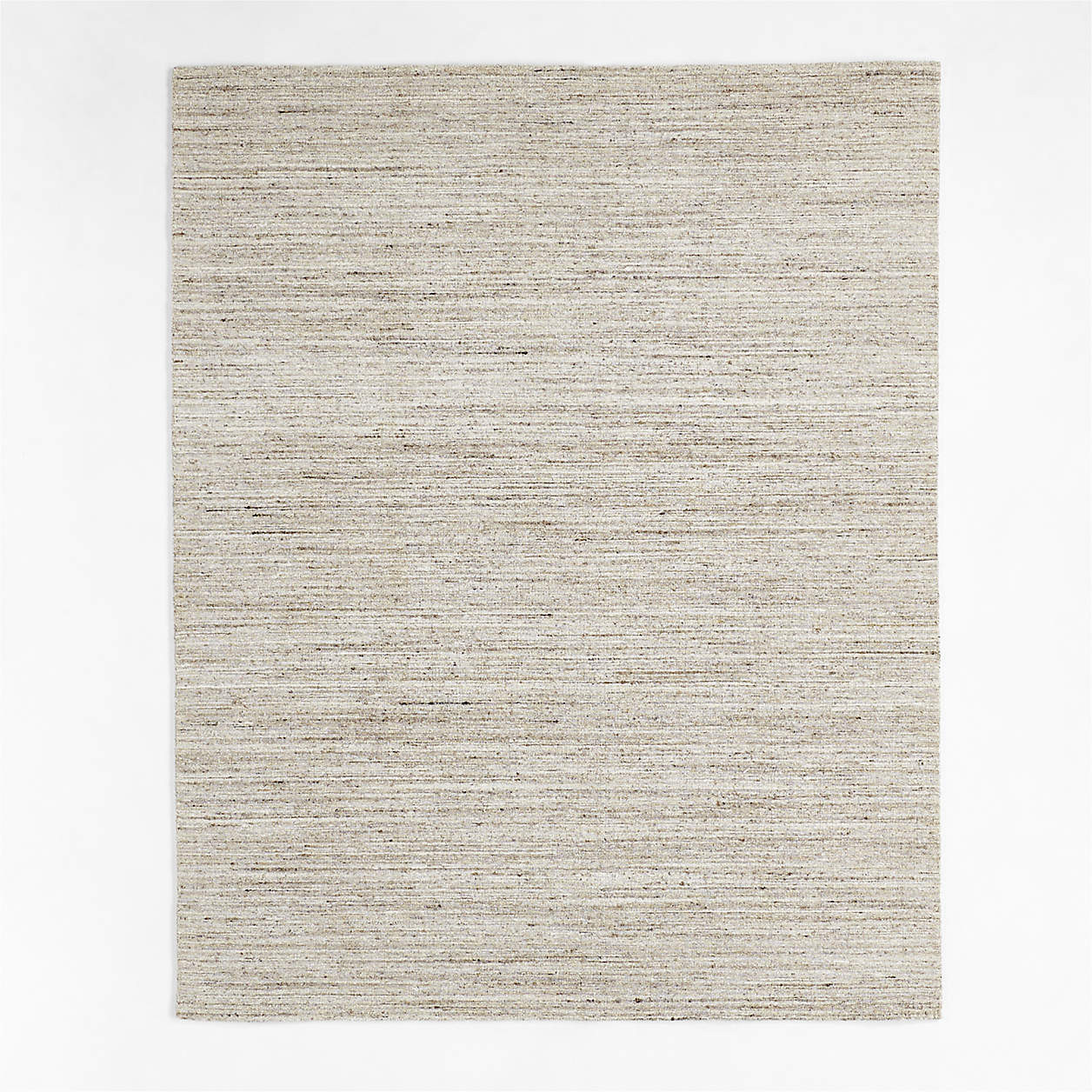 Rimini Wool Handwoven Cream Area Rug 8'x10' + Reviews | Crate & Barrel | Crate & Barrel