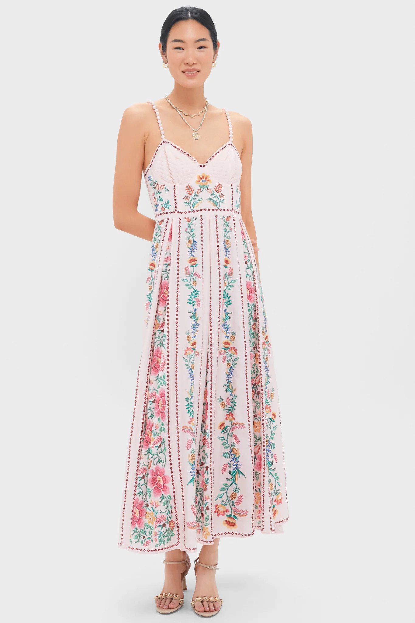 Delicate Forest Pink Maxi Dress | Tuckernuck (US)