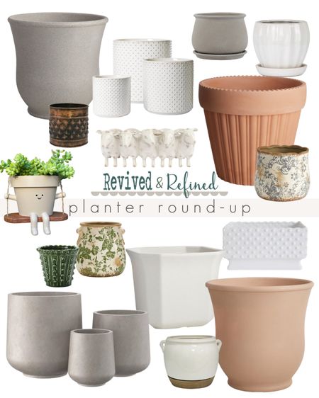 Spring 2024 planter finds for every budget.
Planter round-up: houseplants, flower pots, pots, vessels, plant containers

#LTKhome #LTKSeasonal