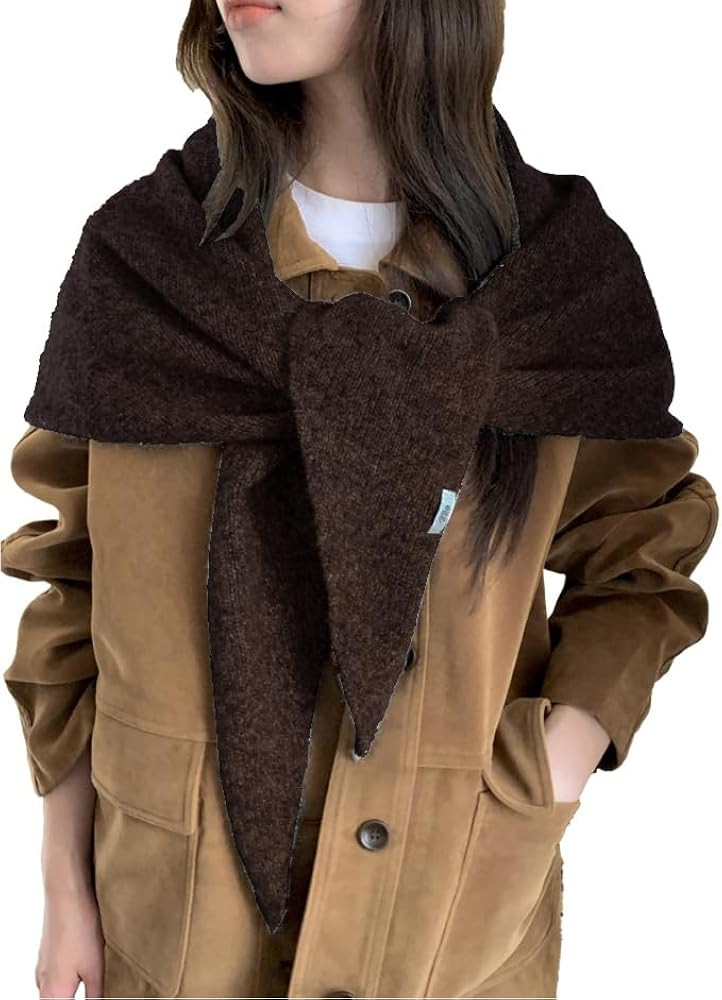 Pashmina Shawl Wraps Women Wool Shawls and Wraps Thicken Shawl Scarf Triangle Cardigan Cape Sweat... | Amazon (US)