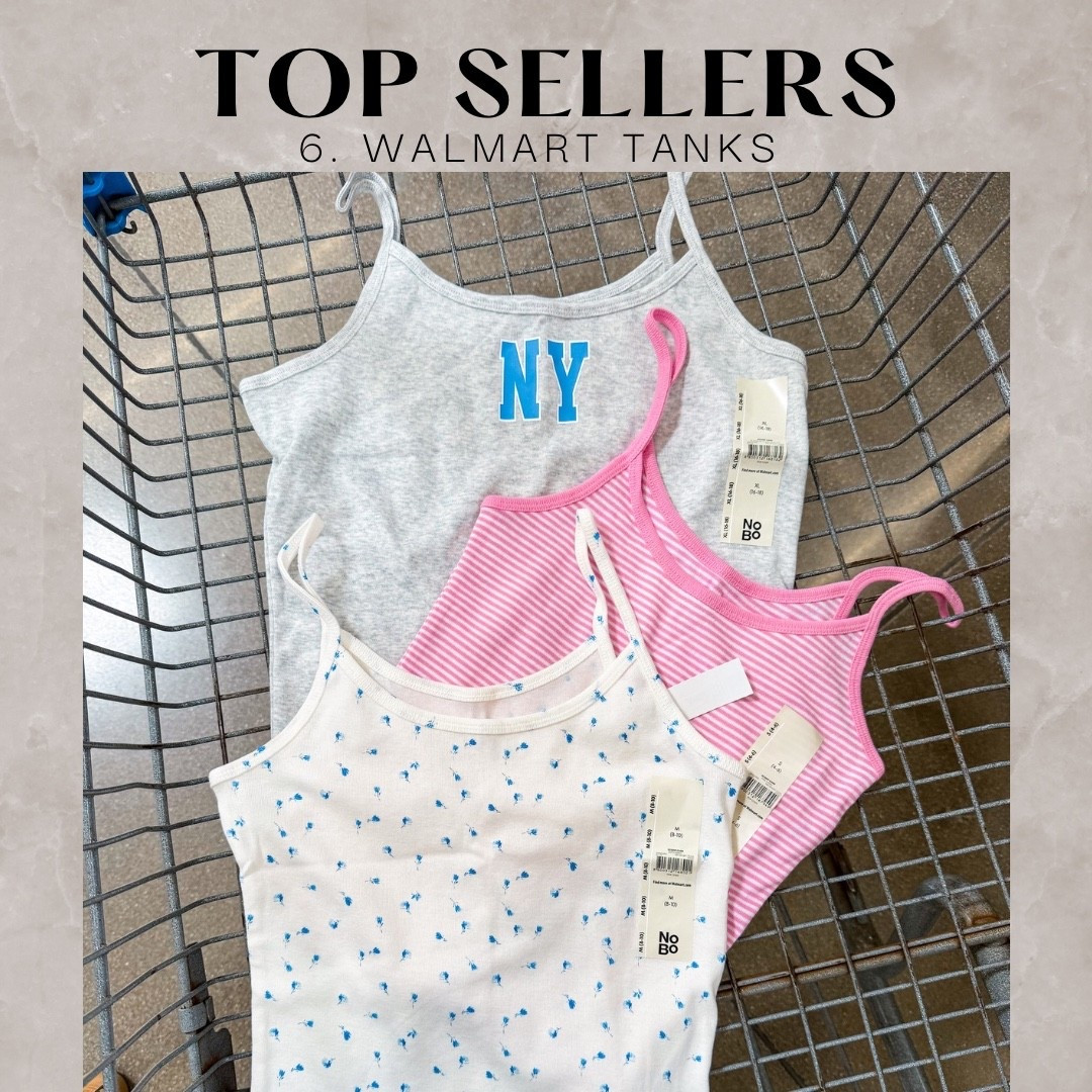 Weekly best sellers 
Walmart tanks 

#LTKSaleAlert #LTKgrwm #LTKootd