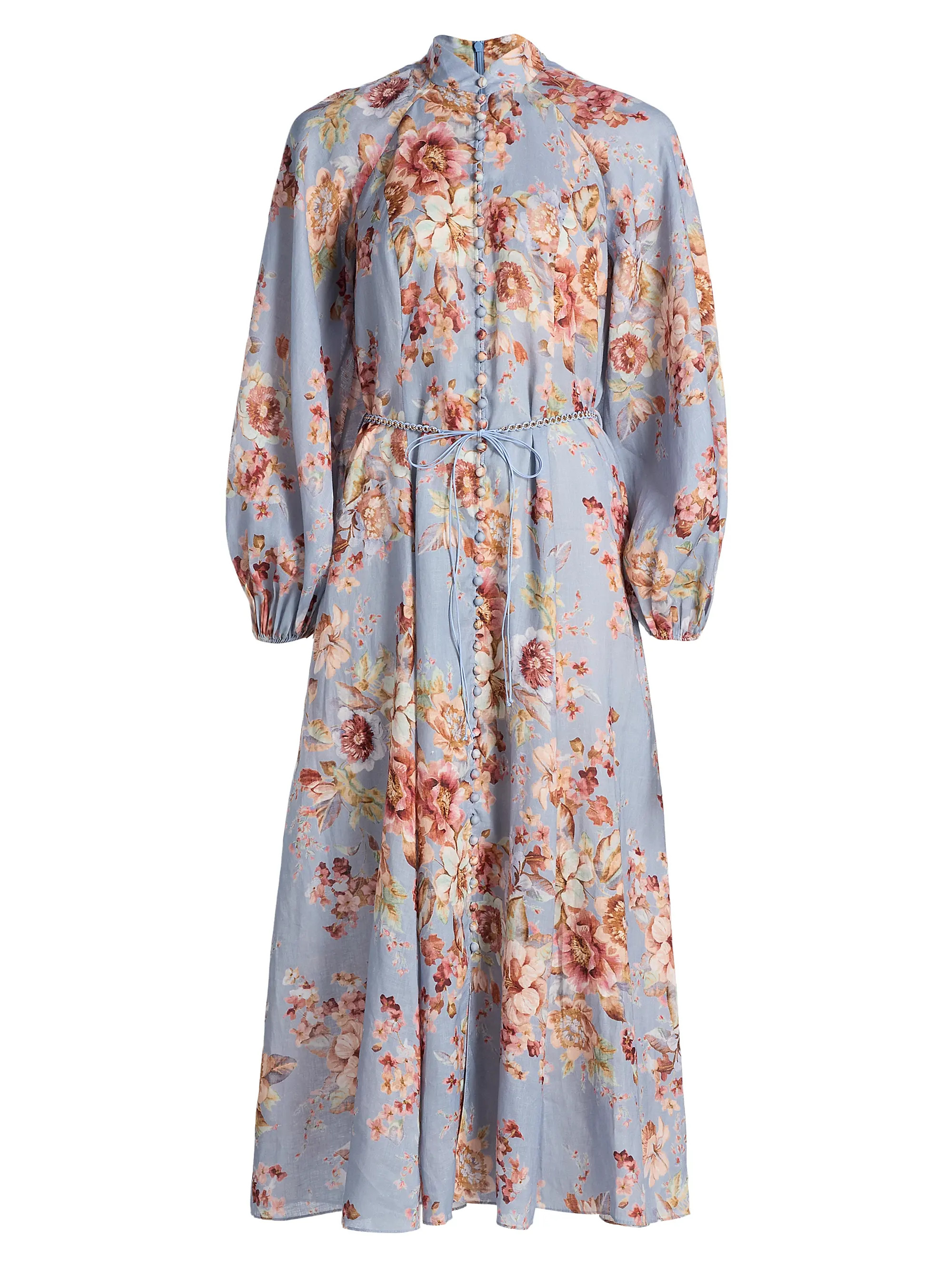 Awaken Billow Linen Midi-Dress | Saks Fifth Avenue