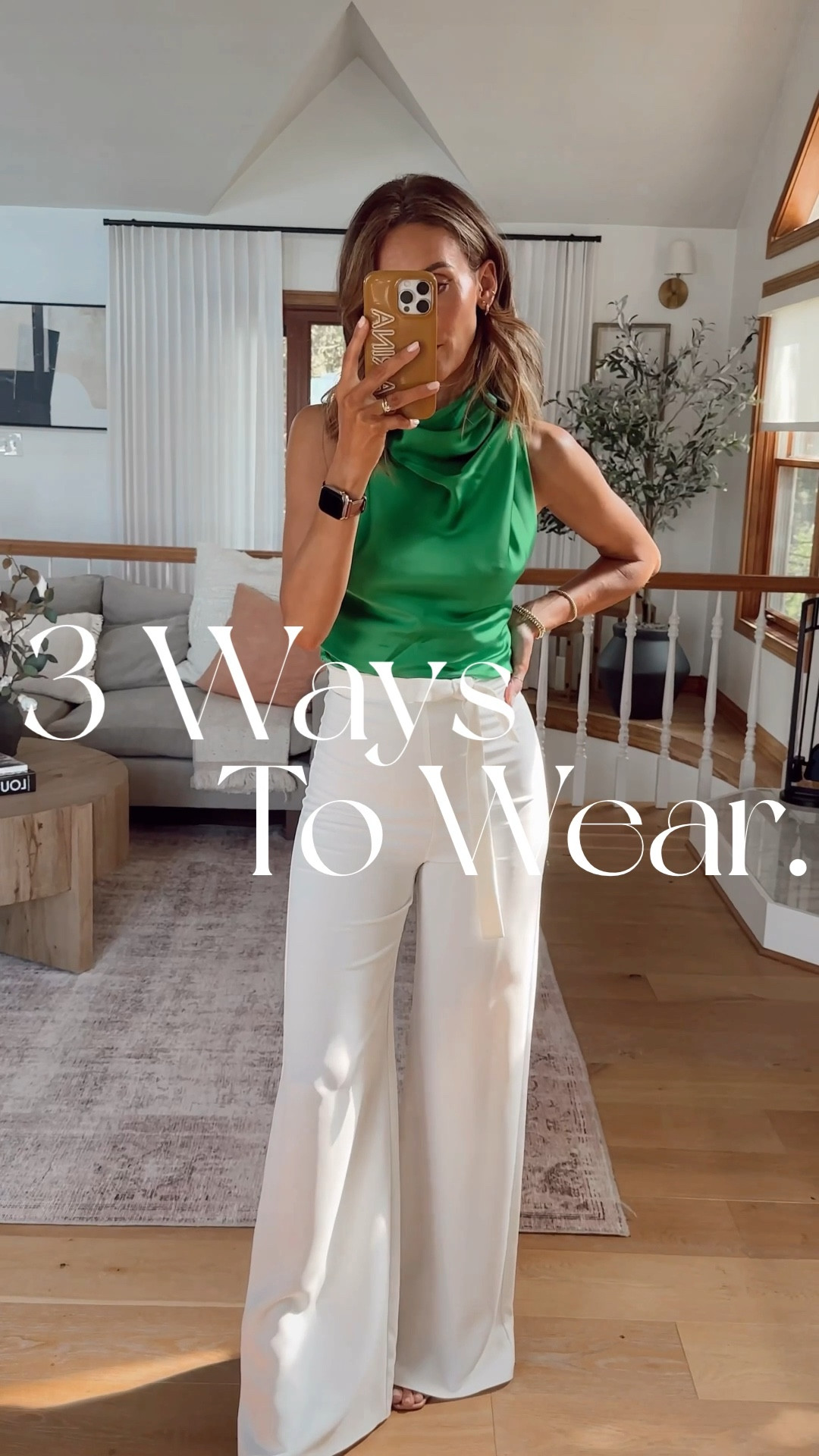 3 ways to wear - this gorgeous green satin backless top and matching skirt are so fun paired together! But I wanted to give you guys a few ways to wear for more versatile looks. Which one is your favorite?? 

#LTKSeasonal #LTKstyletip #LTKwedding