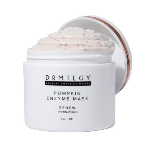 DRMTLGY Pumpkin Enzyme Face Mask with Jojoba Beads. Gentle Exfoliating Pumpkin Facial Mask for Dullness, Uneven Skin Tone, Fine Lines and Wrinkles. 5.5 oz | Amazon (US)