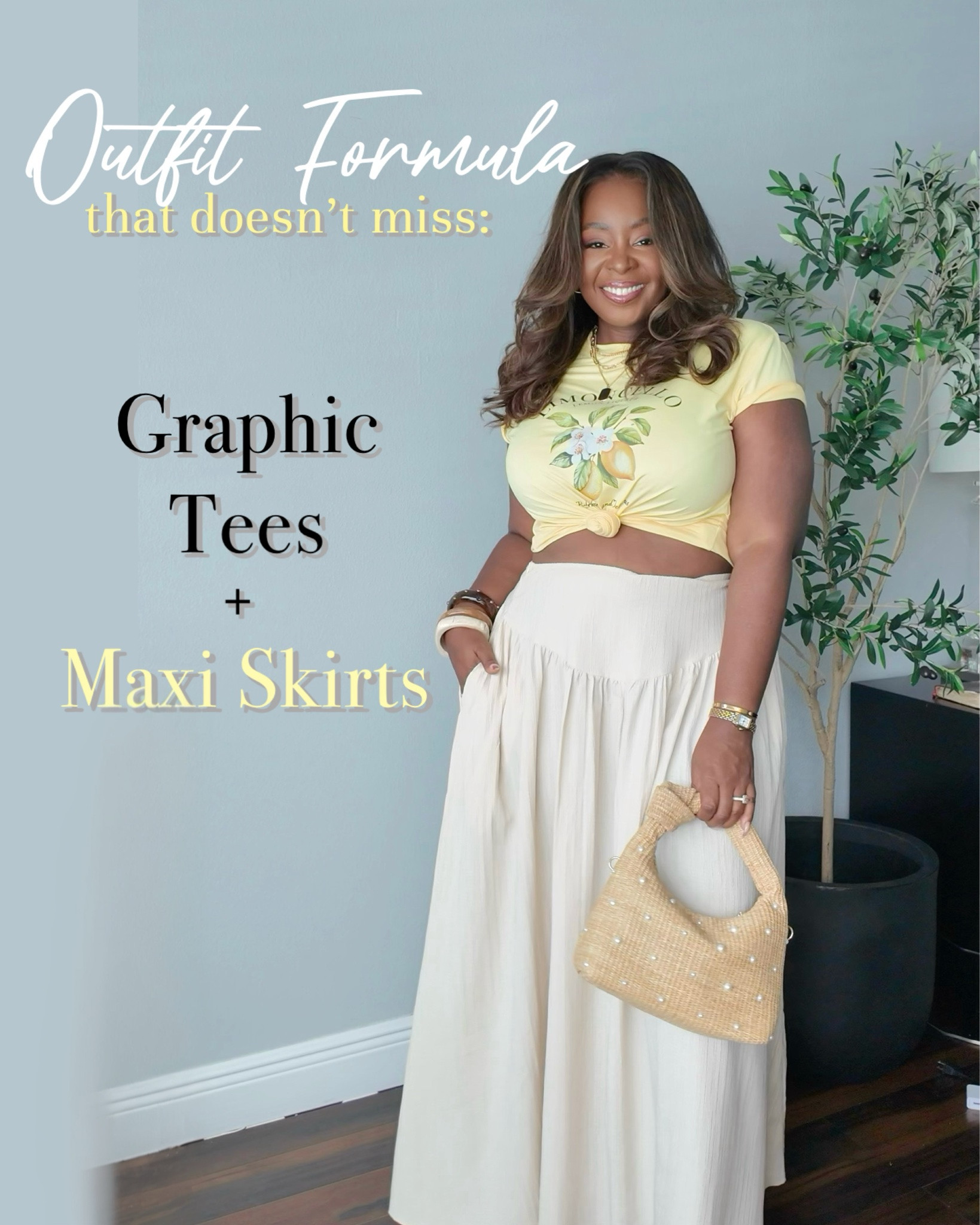 One outfit formula I’ll never get tired of… 👏🏾

Graphic tees + maxi skirts = effortless every single time. Dress it up, keep it casual, or add a little edge—the formula always works.

#LTKootd #LTKPlusSize #LTKMidsize