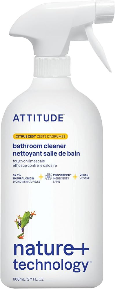 ATTITUDE Bathroom Cleaner, EWG Verified, Plant- and Mineral-Based Ingredients, Vegan and Cruelty-... | Amazon (US)
