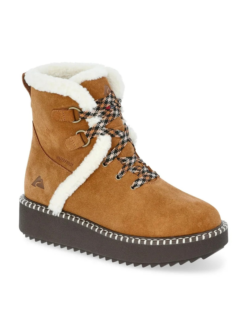 Ozark Trail Women's Water Resistant Platform Winter Boots - Walmart.com | Walmart (US)