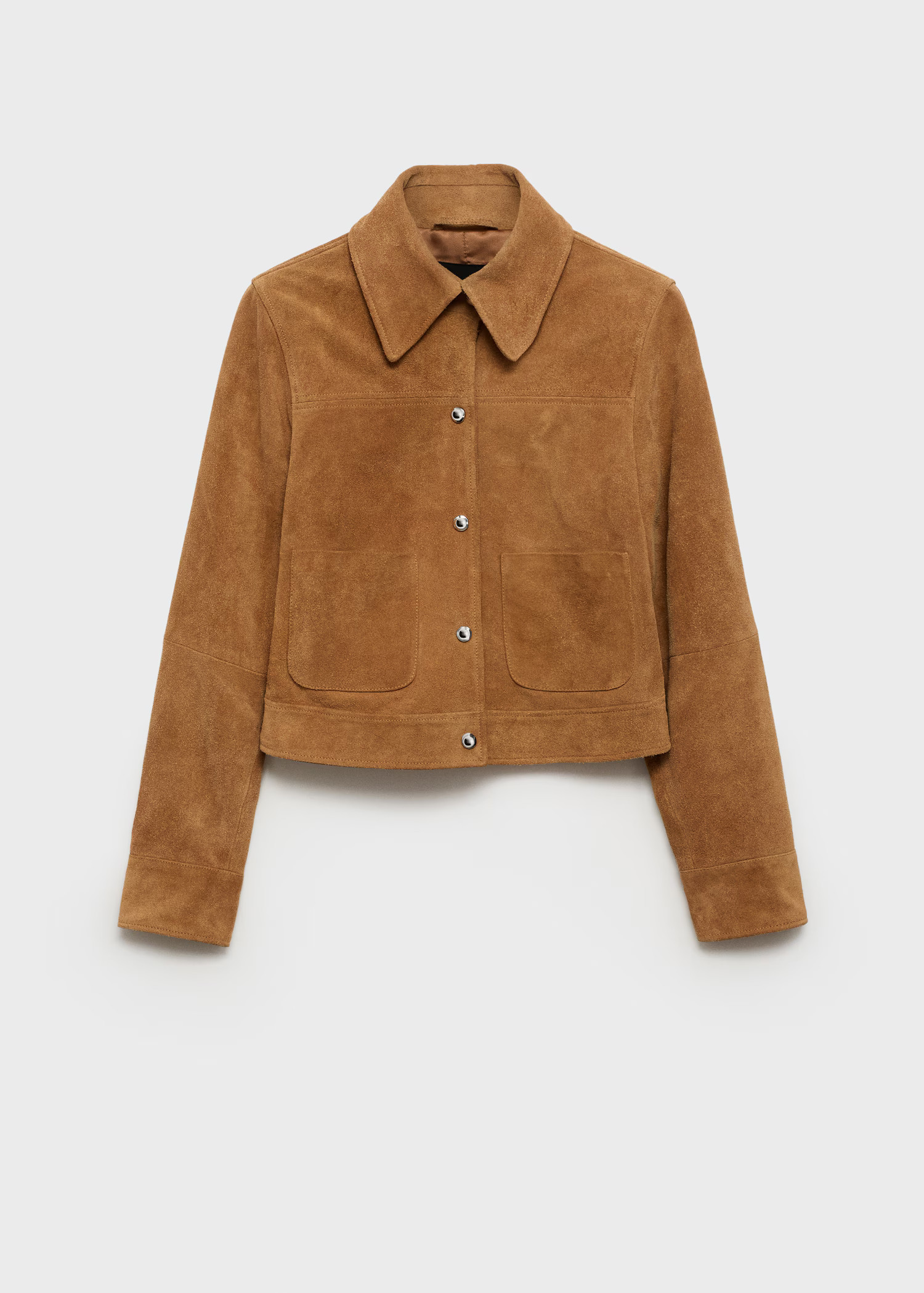 Suede leather jacket - Women | MANGO USA | Mango (US/MX/AU)