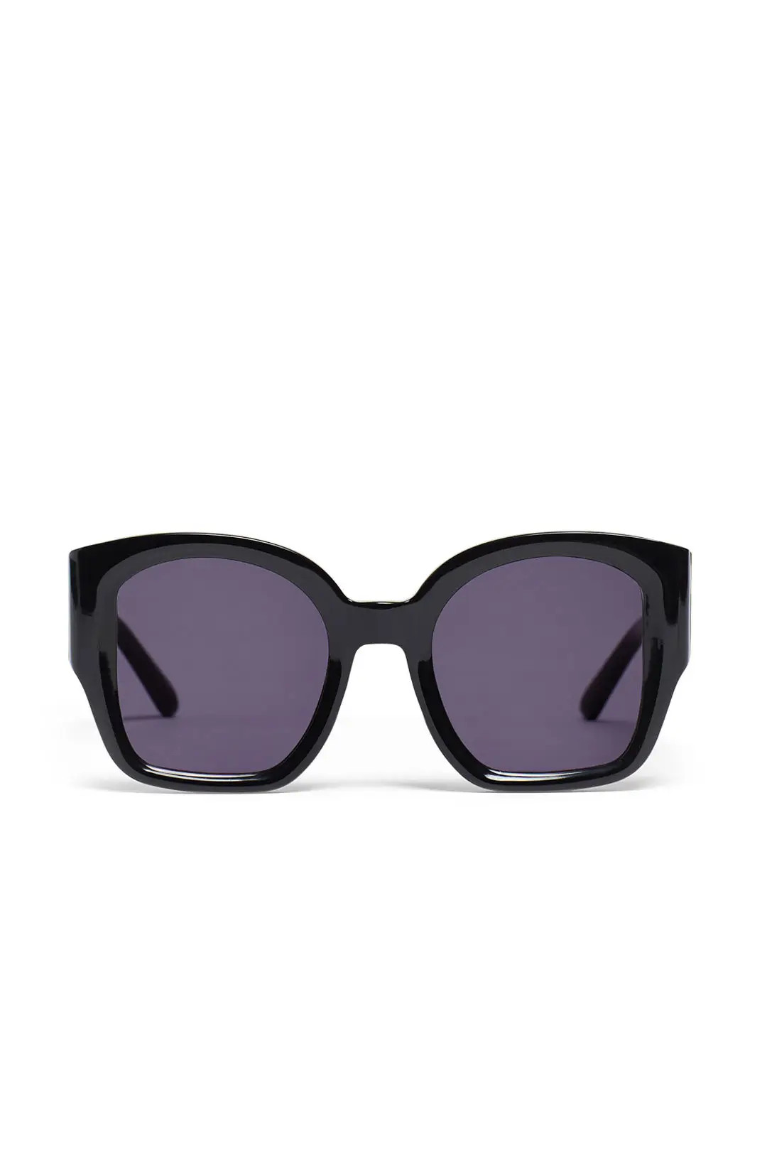 Karen Walker Black Checkmate Sunglasses | Rent The Runway