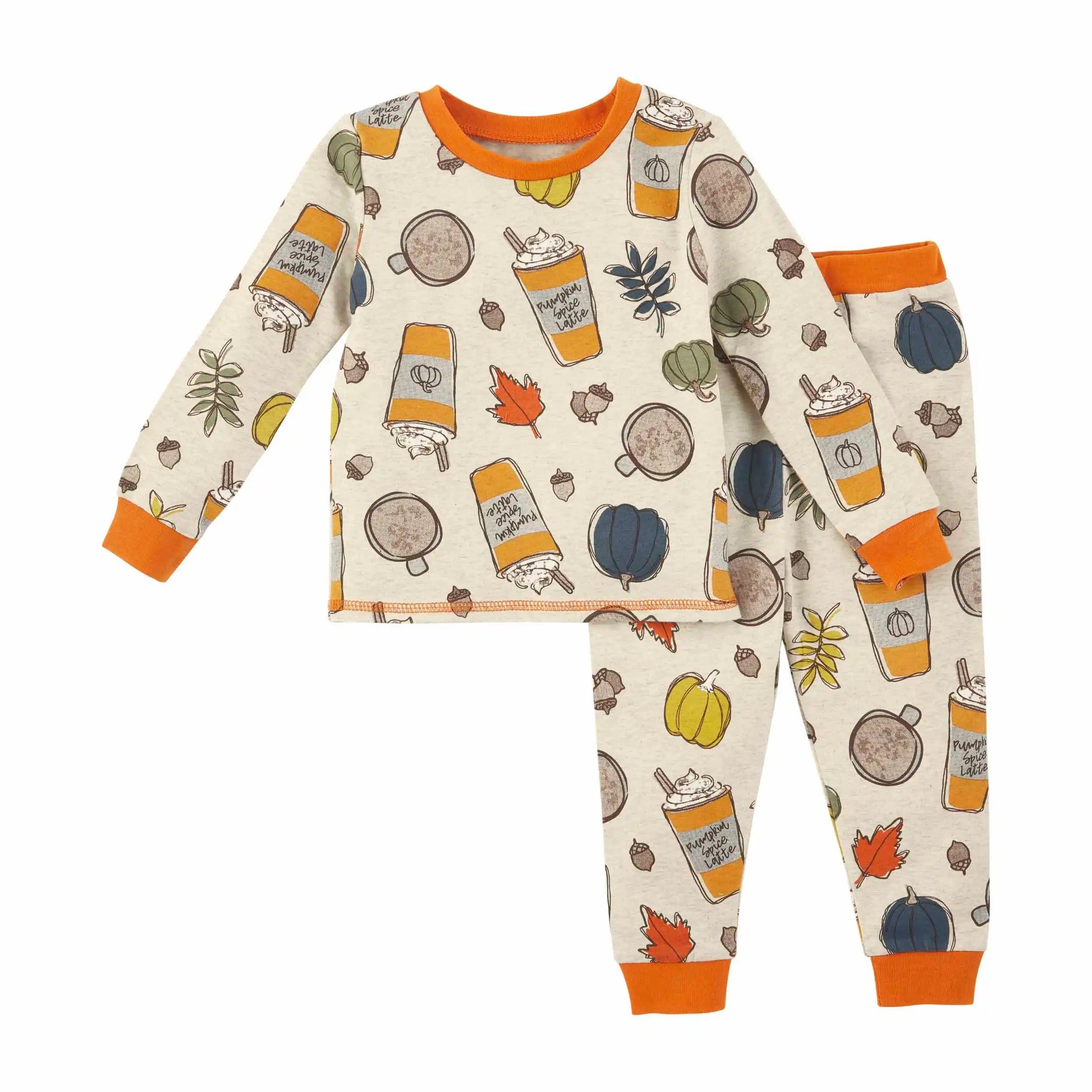 2-Piece Pajama Set, Pumpkin Spice Latte | SpearmintLOVE