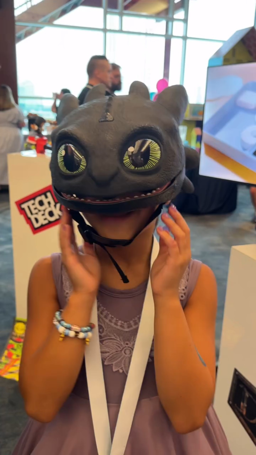 Sofia went full dragon mode at #SweetSuite25

Watch her test out the DreamWorks Dragons: Blast & Roar Toothless Mask — complete with lights, sounds, and serious dragon attitude. 

Perfect for little riders ages 4 & up! 

#howtotrainyourdragon #toothlessthedragon #PretendPlay #httyd #toothlessthenightfury #spinmastertoys

#LTKFindsUnder50 #LTKKids #LTKFamily