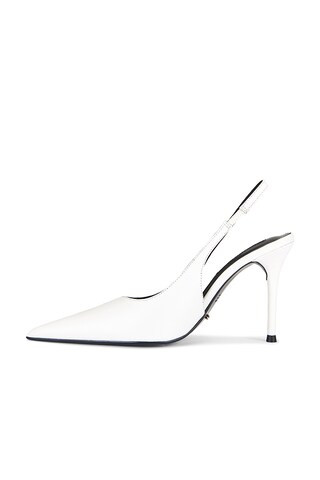Ivy Slingback Pump in Milk Capretto | Revolve Clothing (Global)