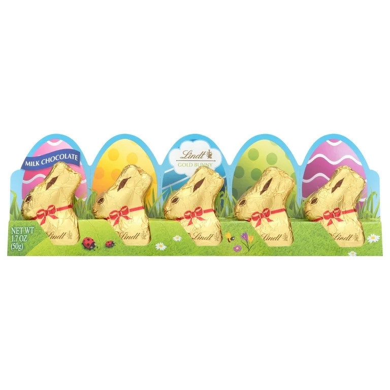 Lindt Gold Bunny, Milk Chocolate, Easter Chocolate Candy Bunny, 1.7 oz, 1 Count | Walmart (US)