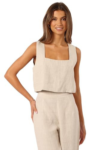 Petal & Pup Women's Devlin Top, Beige | Amazon (US)