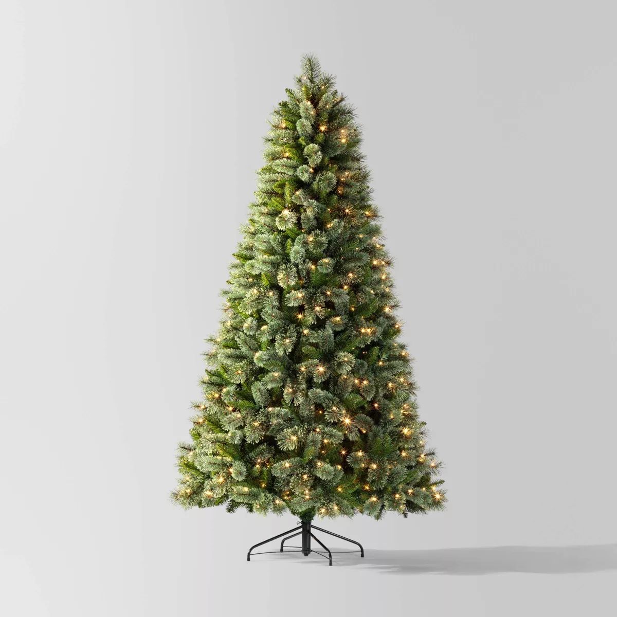 7.5' Pre-lit Virginia Pine Artificial Christmas Tree Dual Color Lights - Wondershop™ | Target