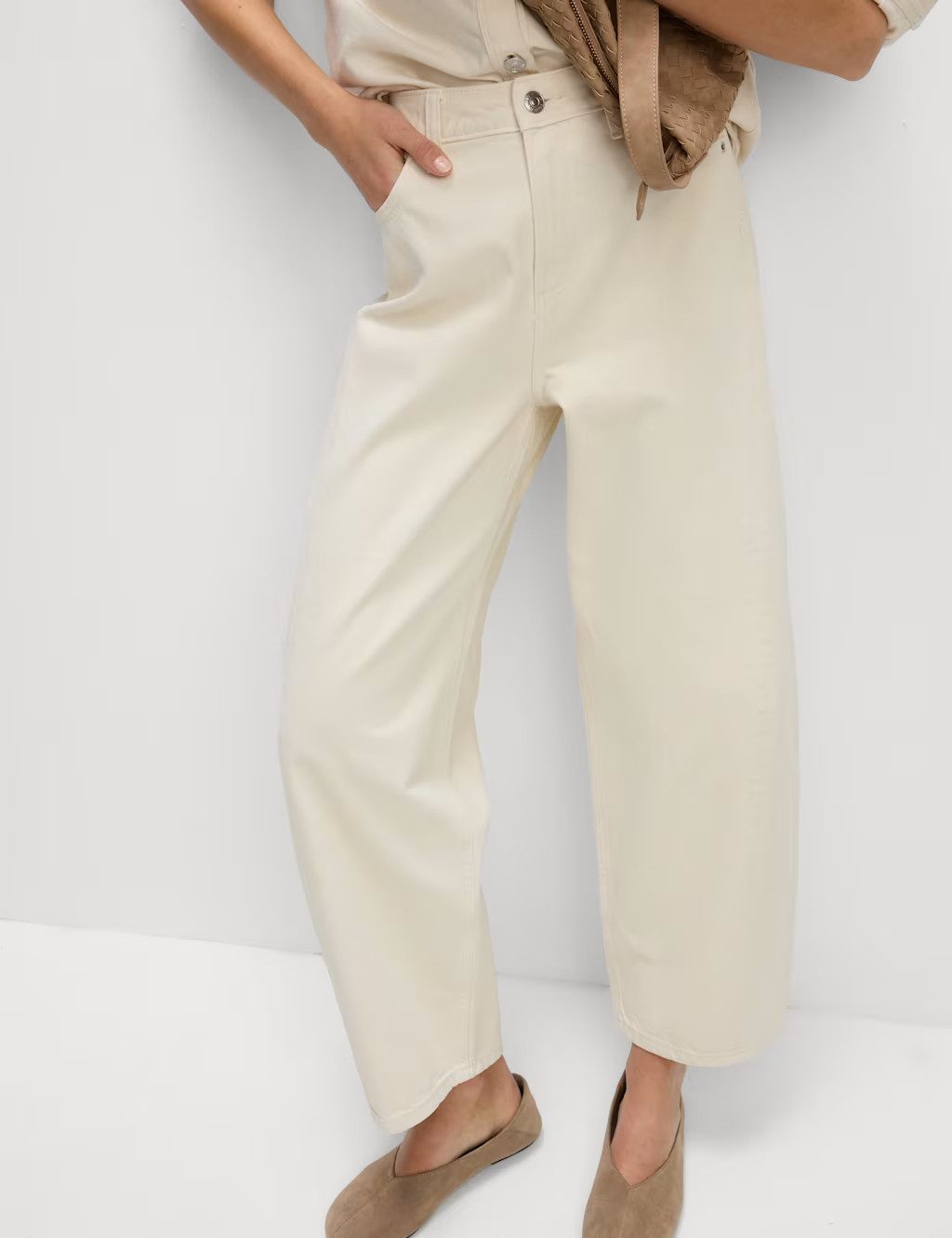 Mid Rise Barrel Jeans | Marks & Spencer (UK)