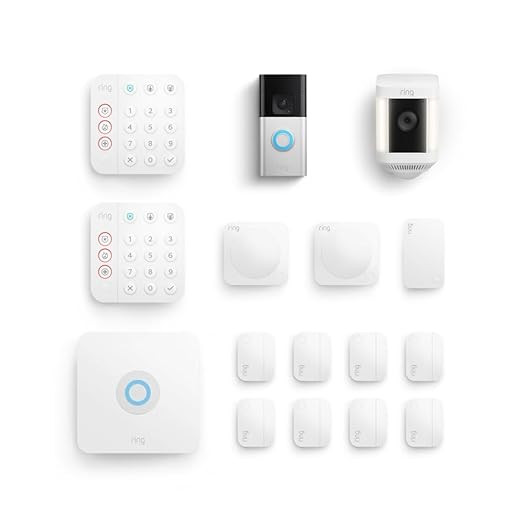 All-new Ring Battery Doorbell Plus with Ring Spotlight Cam Plus, (White) and Ring Alarm 14-Piece ... | Amazon (US)