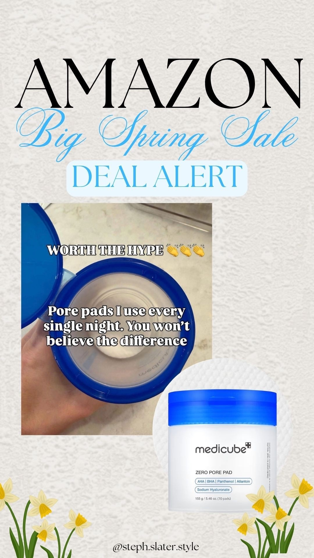 Viral pore pads that give give your skin a glass finish 

#LTKBeauty #LTKSaleAlert