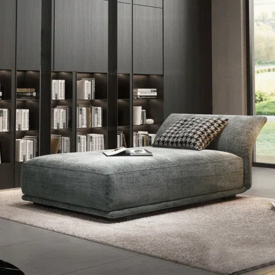 Spacious Cotton-Linen Indoor Chaise Lounges | Wayfair North America