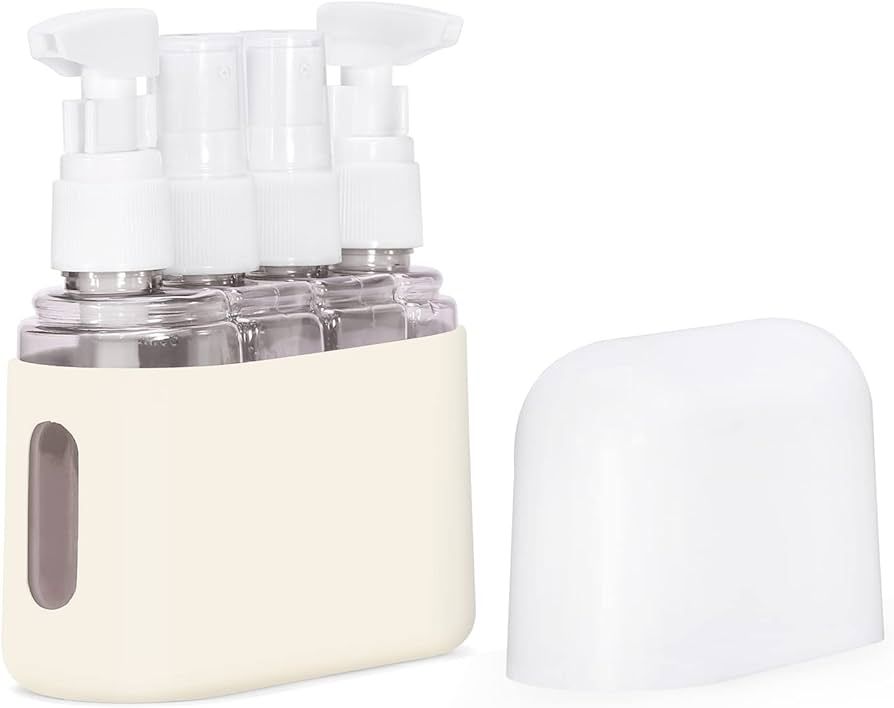 Travel Bottles Leak Proof, Travel Containers with Labels, TSA Approved, Reusable Containers for T... | Amazon (US)