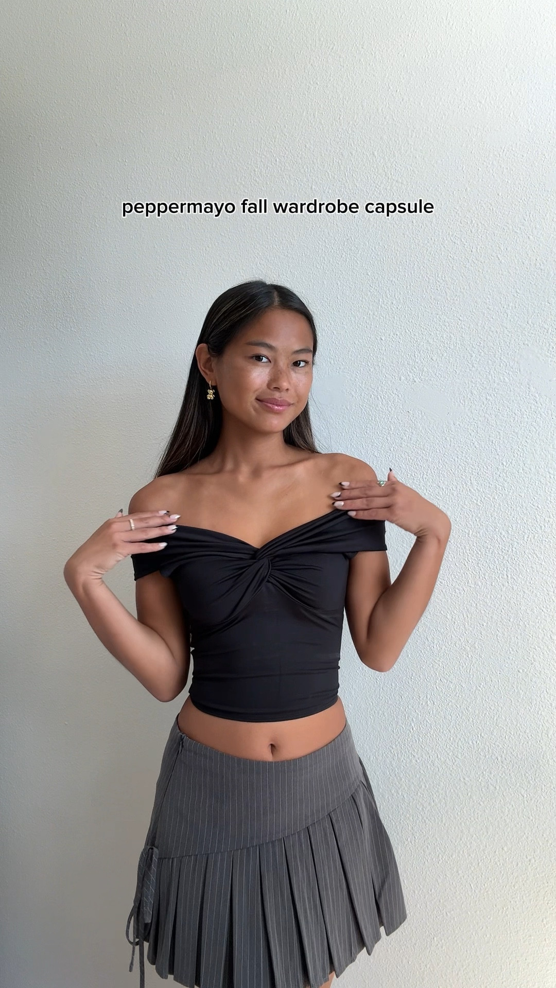 recent fall favs from peppermayo! *gifted clothing

wearing a size AU 4 in everything except for the ruched black mini shorts & grey pinstripe pleated skirt which are a size AU 6.

neutral outfits, mini pleated skirt, off the shoulder top, ruffle shorts, two piece set, white dress, leopard print, high neckline dresses, corset dress 

#LTKVideo #LTKU #LTKStyleTip