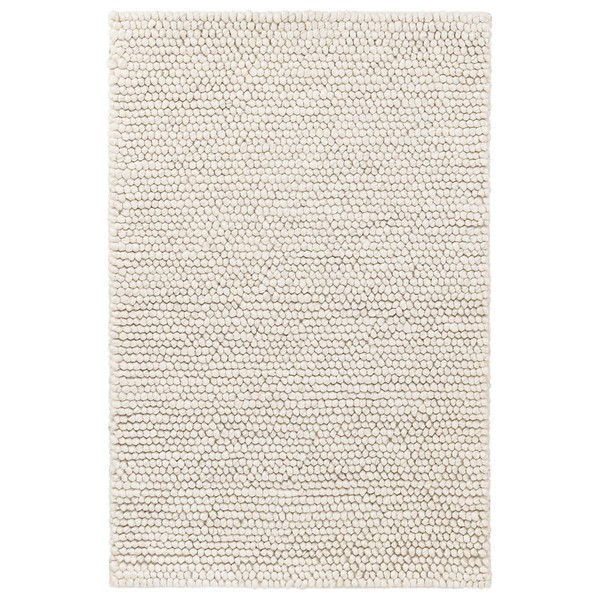 Niels Ivory Woven Wool/Viscose Rug | Annie Selke