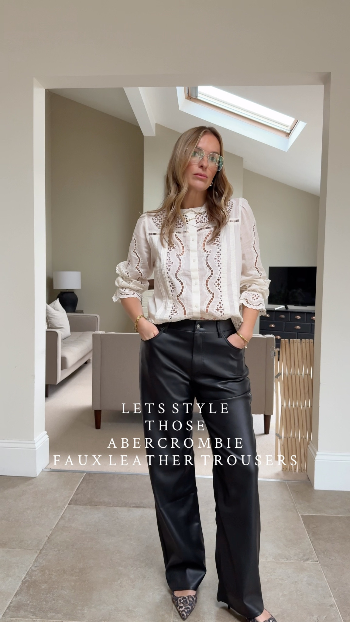 Sale ends Cyber Monday 
Ad Faux leather trousers are my secret weapon this time of year. They instantly lift your everyday basics but still work perfectly for a night out.
This @abercrombie pair has been a top pick all season: flattering slim wide-leg, super comfy, easy to care for, warm  and budget-friendly.

I’ve styled them with a few Abercrombie pieces to show how much you can do with them.
Wearing size 31 regular (normally 30 in AF jeans)

Everything featured is included in the Black Friday offer 30% off sitewide + an extra 15% with AFXLTK ✨

Sizes 
Blouse large 
Leather trousers 31 regular length
Brown knit - sold out in the pattern
Zip knit jacket - XL 
Coat - large 


#LTKCyberWeek #LTKuk #LTKsale