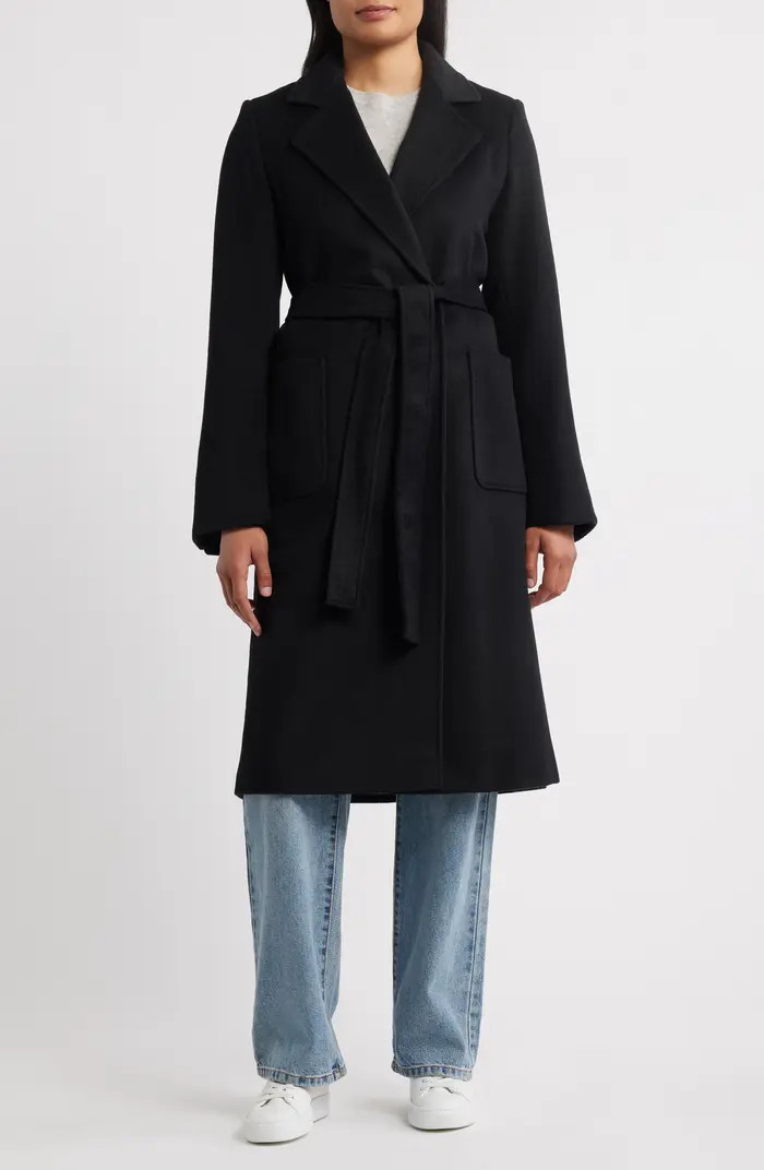 Sam Edelman Longline Wrap Coat | Nordstrom | Nordstrom