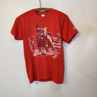 Vintage Single Stitch T Shirt Sprint Classic Rodeo Horses Cowboy Western Size S | eBay US