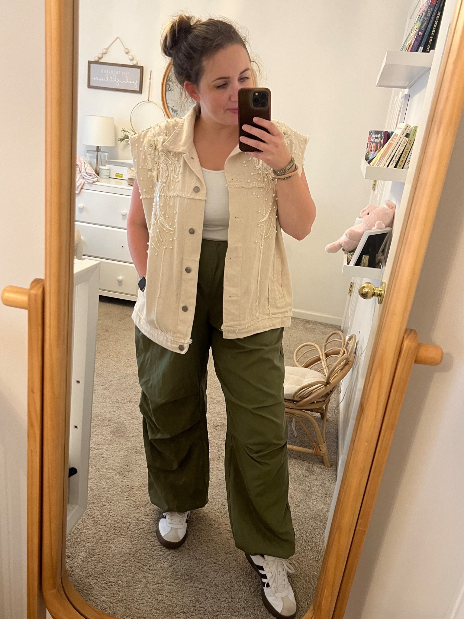 Teacher outfit today! Perfect for that fall transition! #teacheroutfit #teacherfit #vici #vicidolls #adidas #falloutfit #fallfashion #teacherfashion

#LTKFindsUnder50 #LTKMidsize #LTKSeasonal