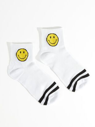 Smiley Ankle Socks | Altar'd State