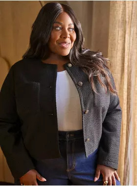 Belle Isle Boxy Structured Jacket | Torrid (US & Canada)