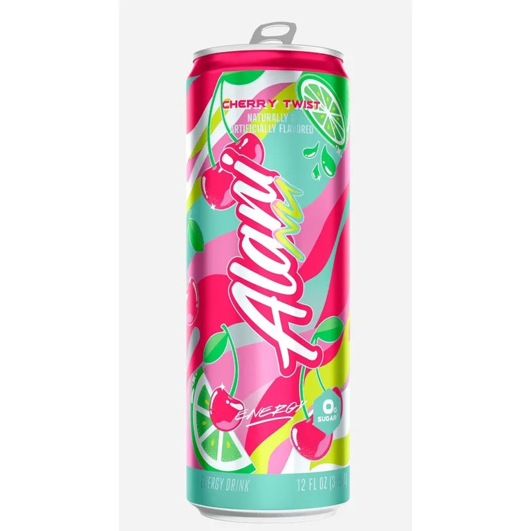 Alani Nu Energy Drink, Cherry Twist Limited Time Only, 12 fl oz (Single Can) - Walmart.com | Walmart (US)