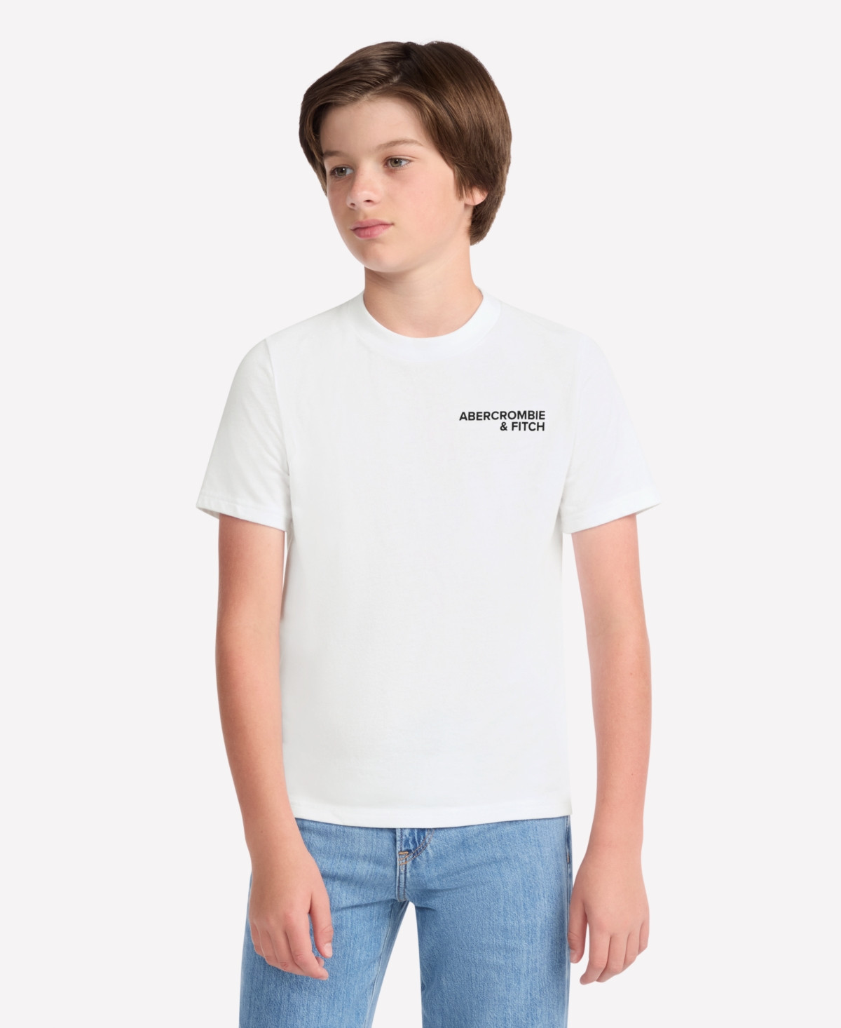 abercrombie kids Boys 5-16 Car Paradise Crewneck T-Shirt - Bright White | Macy's