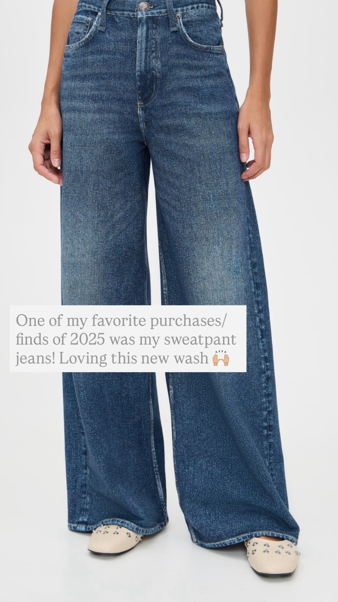 One of my favorite purchases/ finds of 2025 has to be my sweatpant jeans! Loving this new wash 🙌🏼 #stylinbyaylin #aylin 

#LTKOver40